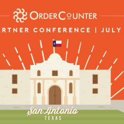 OrderCounter Cloud Hybrid POS- partner conference point of sale system Self-Serve Kiosks